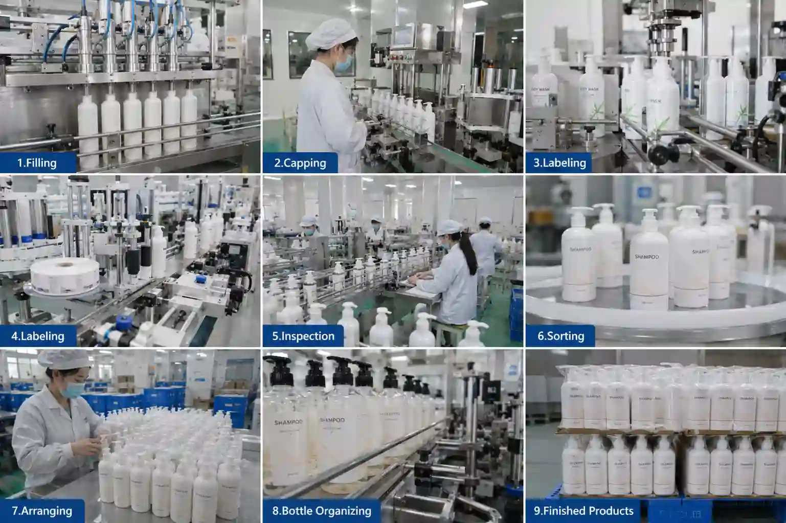 Toiletry filling line placeholder