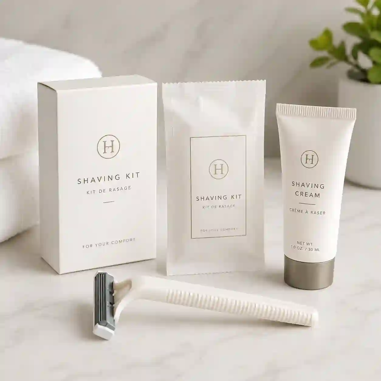 Custom Hotel Shaving Kits