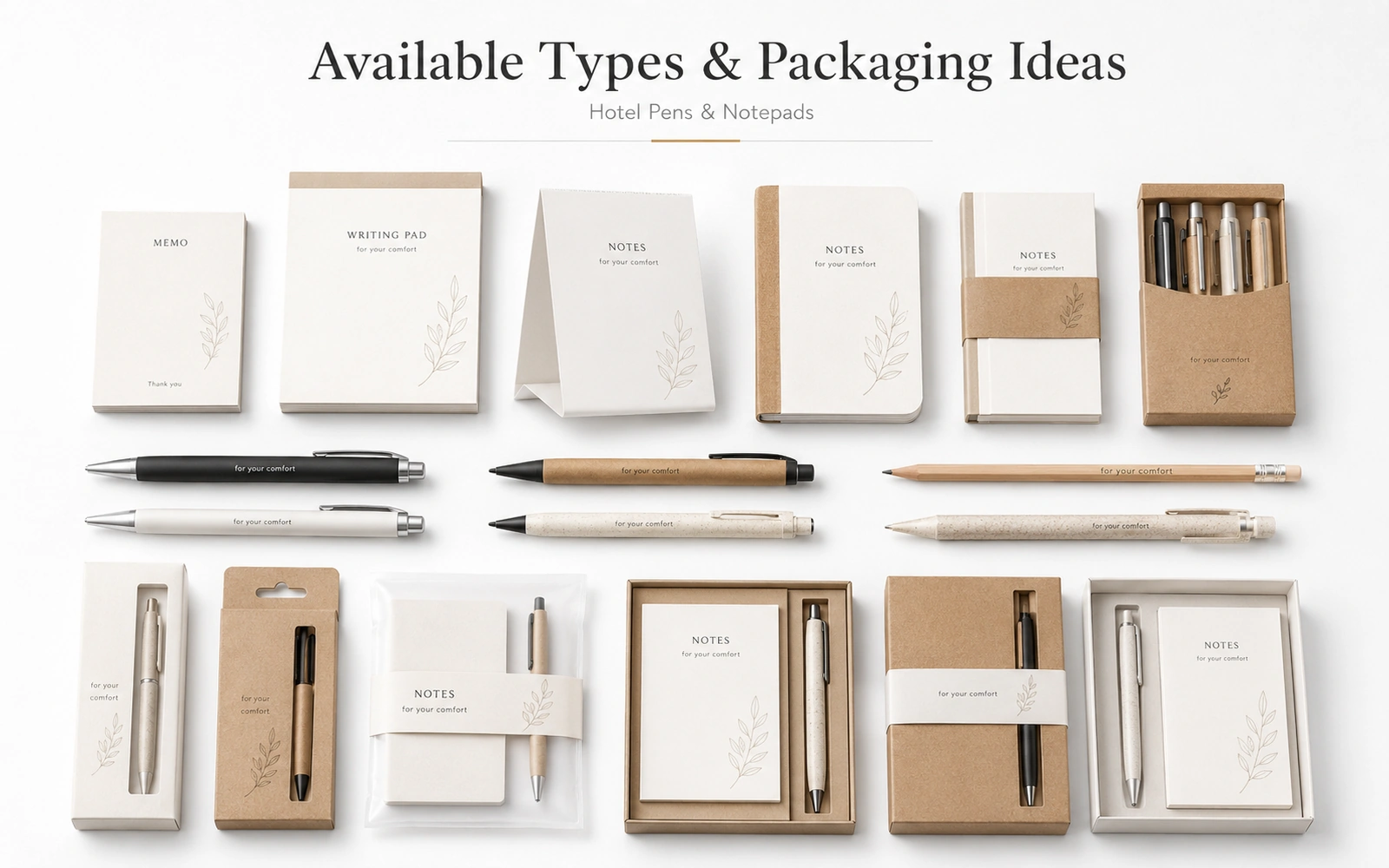 Hotel Pens & Notepads placeholder