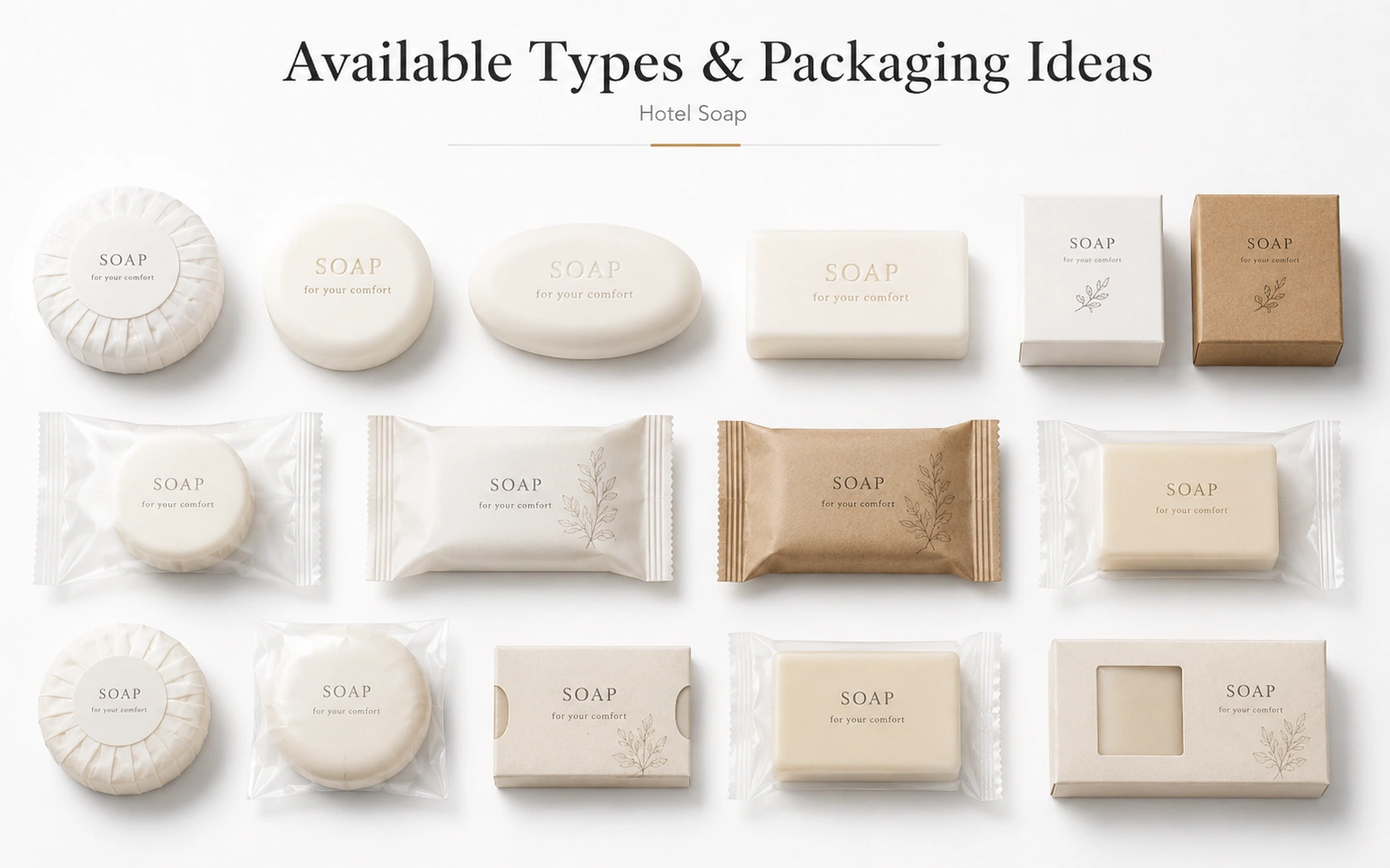 Hotel Soap Shapes & Wrappers placeholder